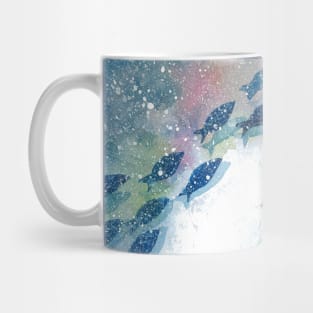 Golfish Dancing in the Night Sky Mug